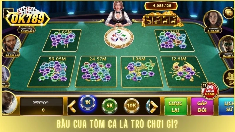 Mẹo chơi Bầu Cua Tôm Cá online bất bại tại cổng game OK789 1 Bầu cua tôm cá là trò chơi gì?