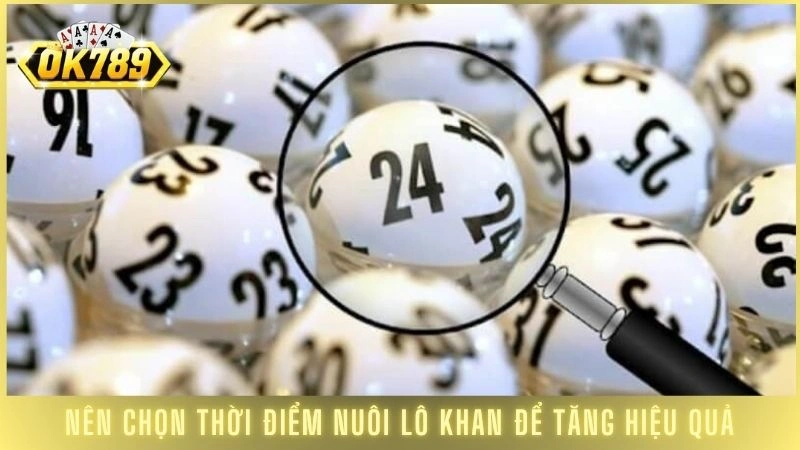 Lô gan là gì? Cách soi cầu lô gan chuẩn xác nhất 2025 2 Nên chọn thời điểm nuôi lô khan để tăng hiệu quả