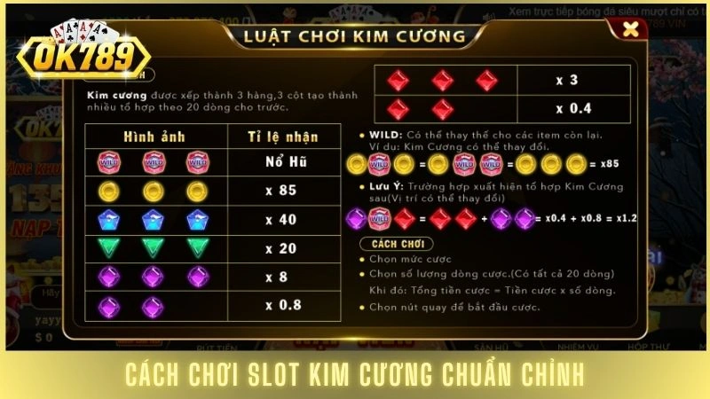 Bí quyết săn jackpot game nổ hũ Kim Cương cực dễ 2 Cách chơi slot Kim Cương chuẩn chỉnh