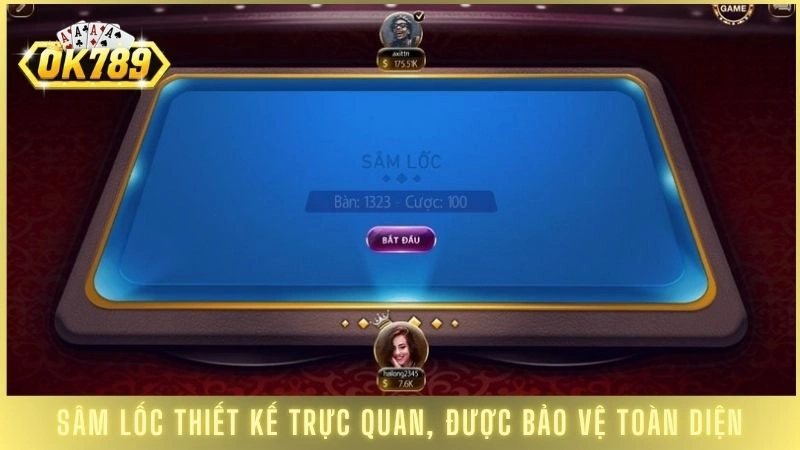 Sâm lốc OK789 - Cách chơi và mẹo hay từ chuyên gia hàng đầu 2 Sâm lốc thiết kế trực quan, được bảo vệ thông tin toàn diện
